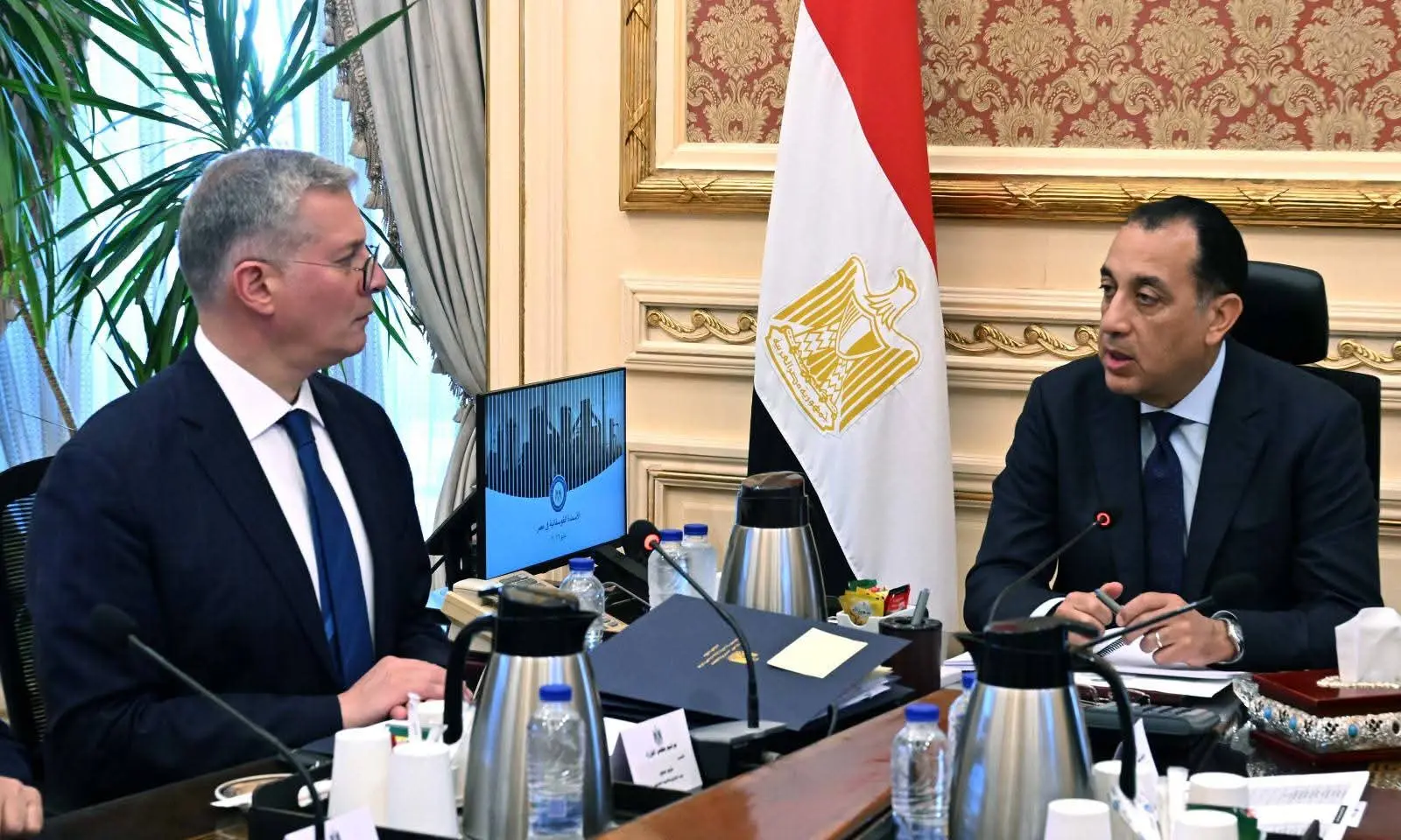 رئيس الوزراء يتابع الموقف التنفيذي للمشروعات الخاصة بصناعات خام الفوسفات