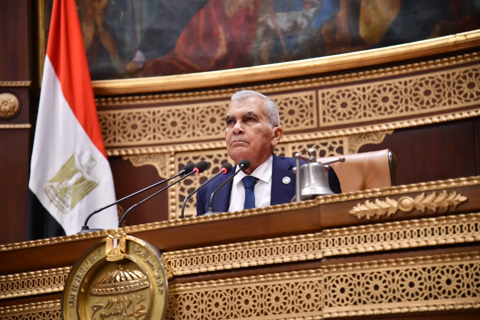 رئيس الشيوخ يفتتح الجلسة العامة لمناقشة خطة الحكومة لتأمين امتحانات الثانوية العامة