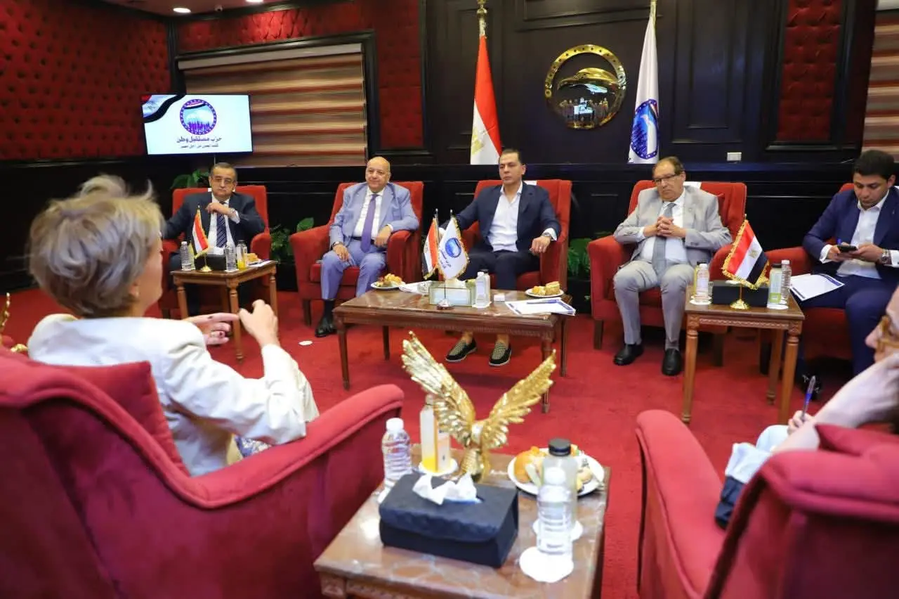 «مستقبل وطن» يستقبل سفيرة الاتحاد الأوروبي بالقاهرة - 1000606689