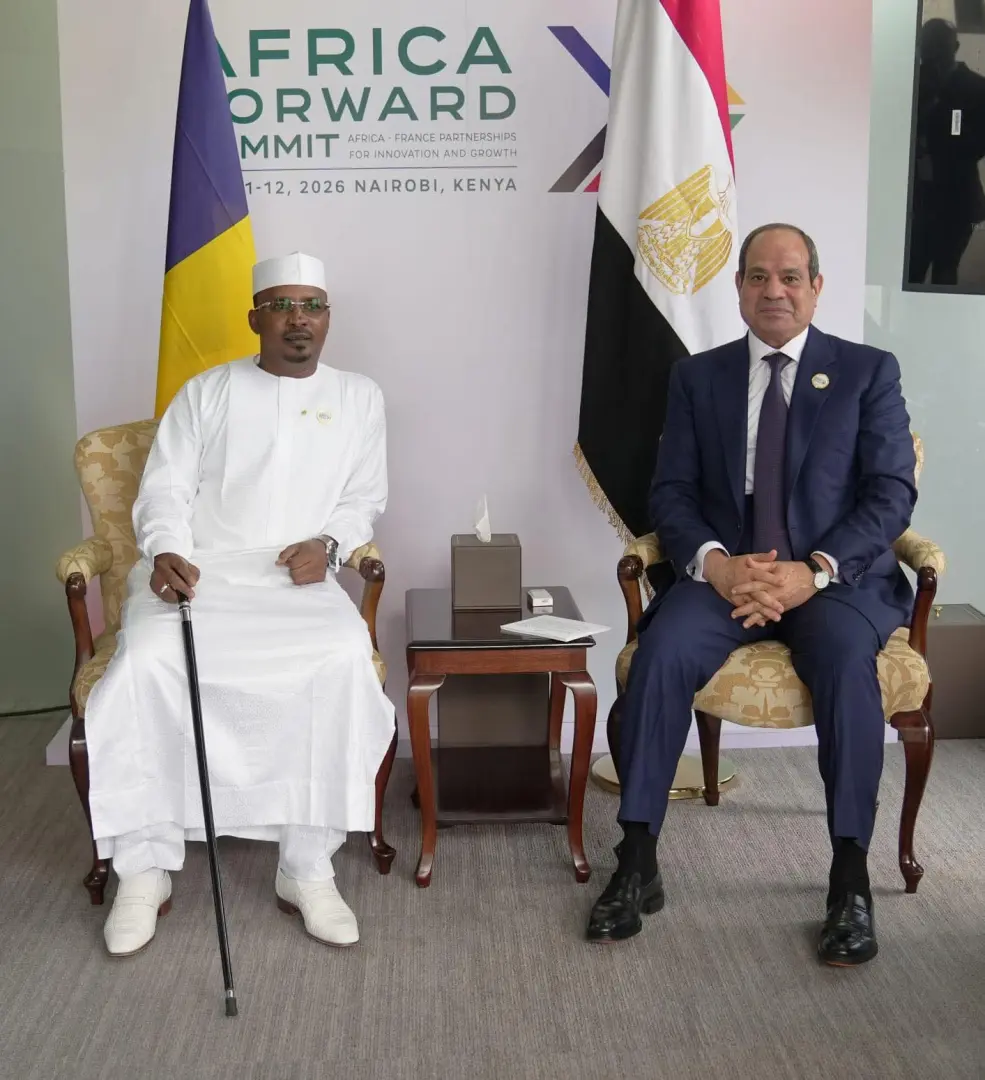 السيسي وديبي يؤكدان في نيروبي تعزيز الشراكة المصرية التشادية ودعم استقرار المنطقة - 1000610173