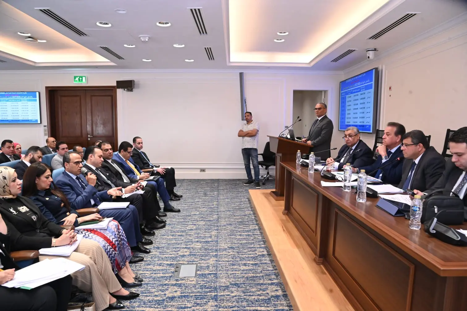 خلال اجتماعات لجنة الخطة والموازنة اليوم.. النائب ممدوح جاب الله يوجه مطالب أهالي حوش عيسى لوزير الصحة.. والوزير : ندعم - 1000610348