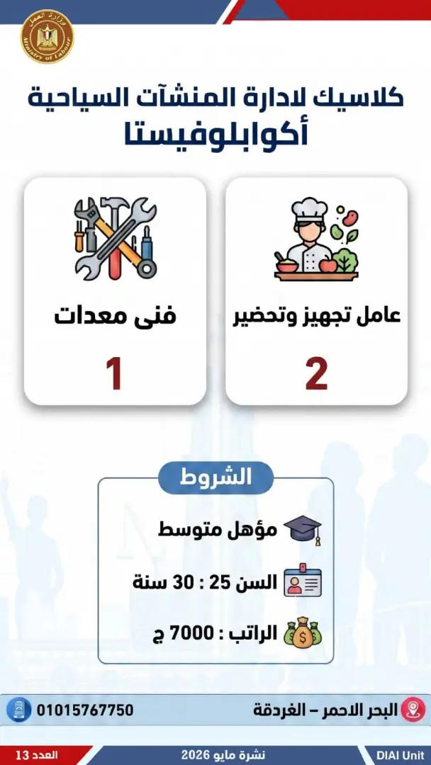 2554 فرصة عمل جديدة للشباب.. تعرف عليها - 1000611959