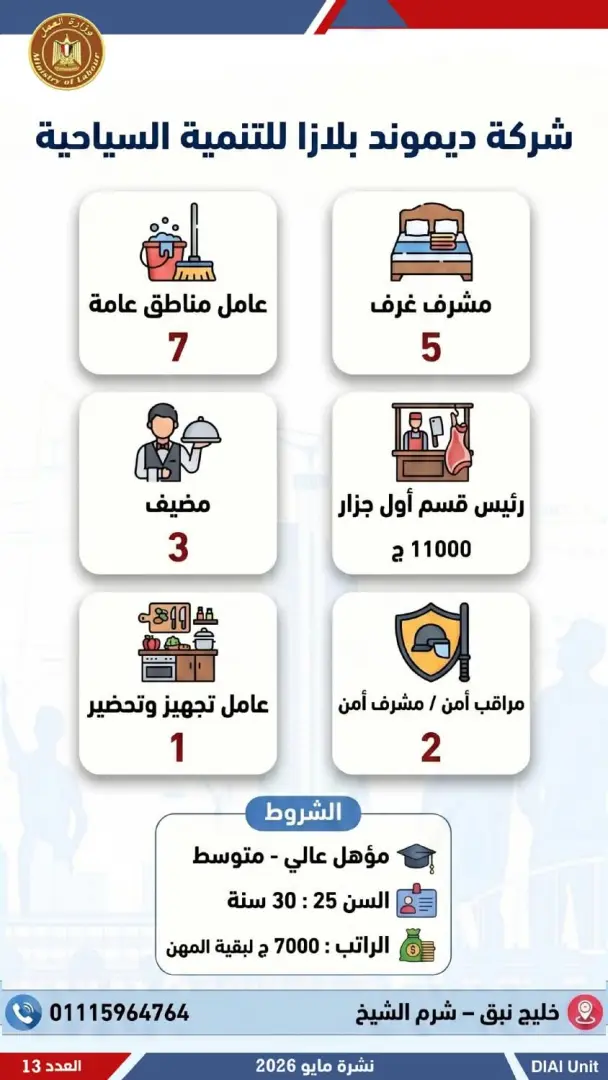 2554 فرصة عمل جديدة للشباب.. تعرف عليها - 1000611960