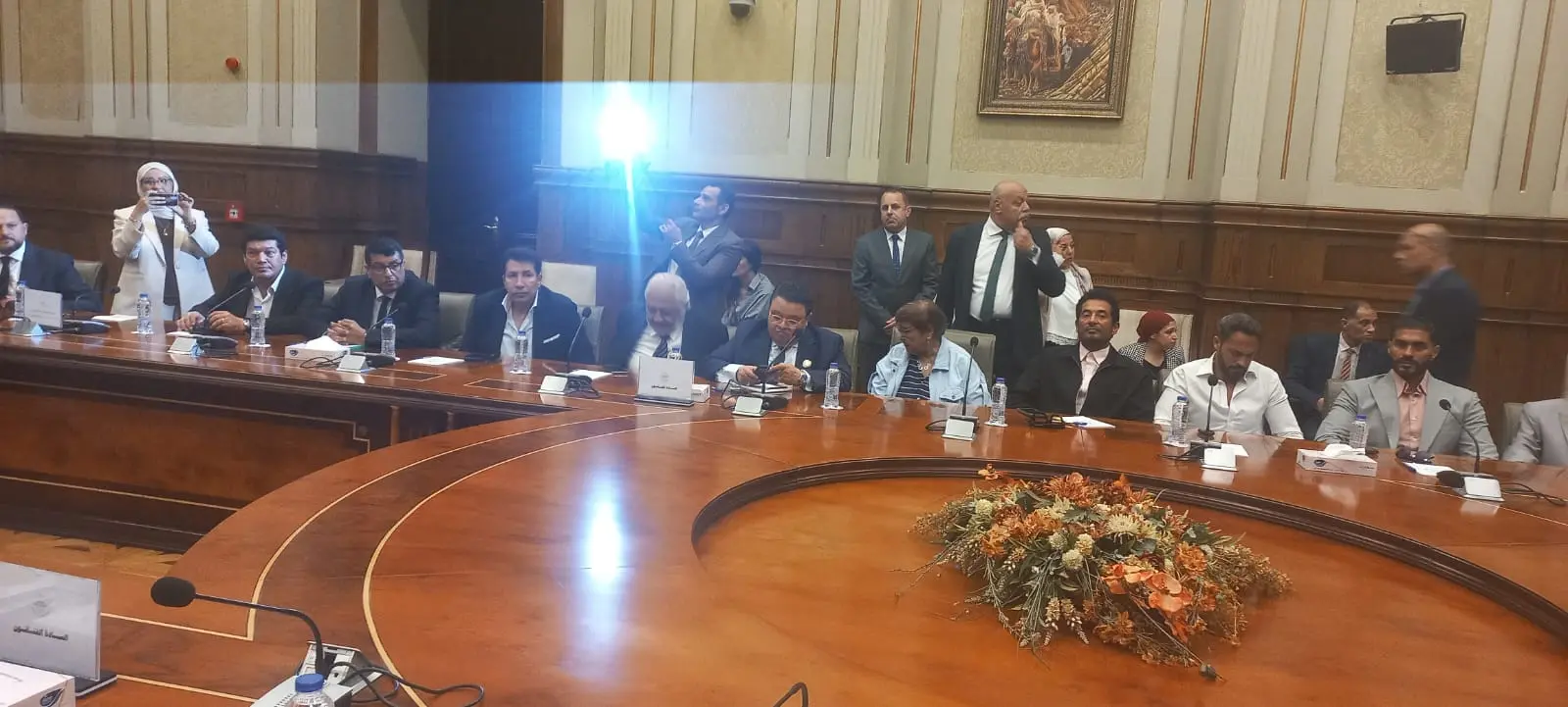نجوم الفن في مجلس الشيوخ لمناقشة مقترح ياسر جلال عن حق الأداء العلني - 1000620605