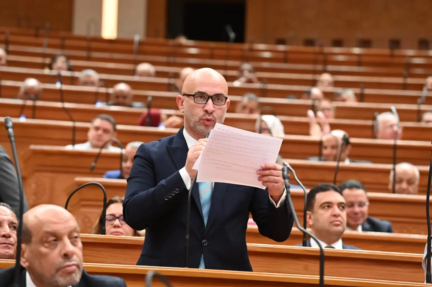رئيس برلمانية الشعب الجمهوري: مصر تدعم بشكل كامل سيادة ليبيا ووحدة أراضيها - 1000622600