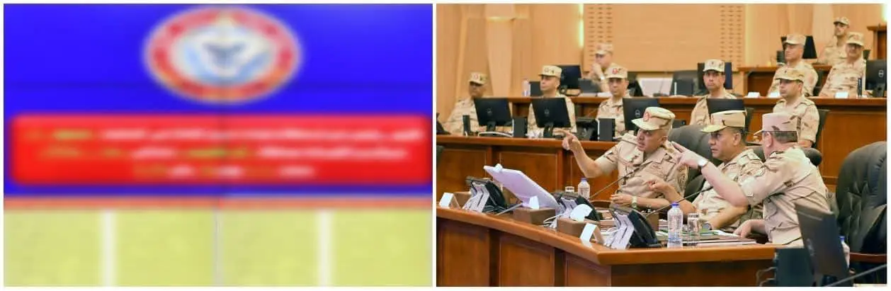 وزير الدفاع يشهد تنفيذ المرحلة الرئيسية لمشروع مراكز القيادة التعبوى "صمود-4" - 1000625258