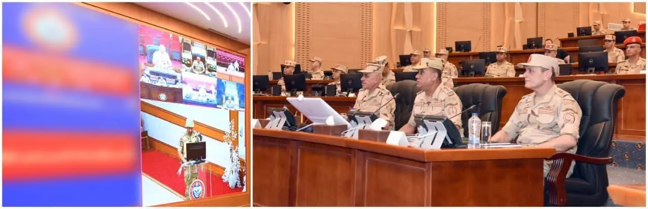وزير الدفاع يشهد تنفيذ المرحلة الرئيسية لمشروع مراكز القيادة التعبوى "صمود-4"