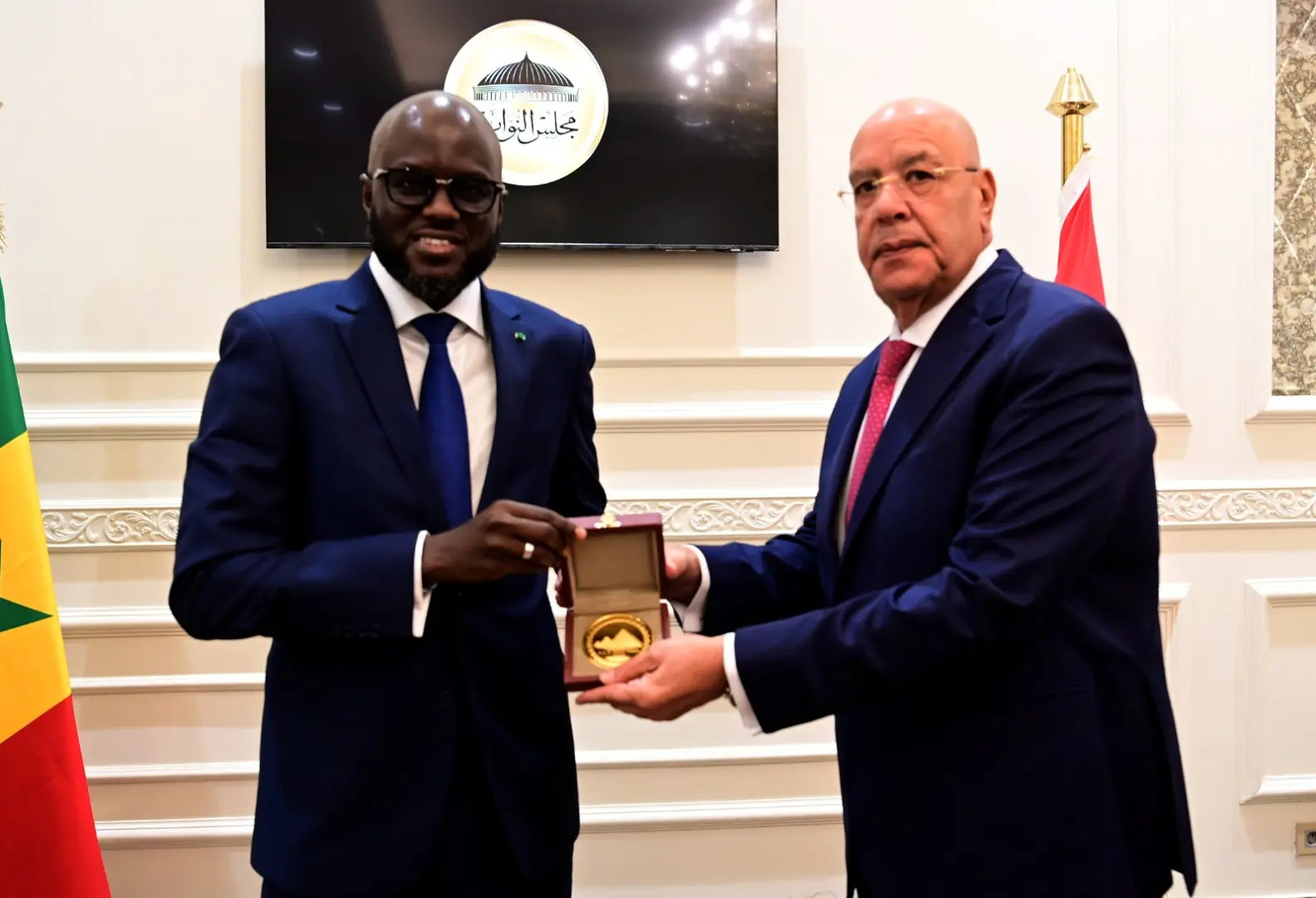 في إطار الاحتفال بيوم أفريقيا.. المستشار هشام بدوي يلتقي رئيس البرلمان السنغالي وسفراء الدول الأفريقية في مصر