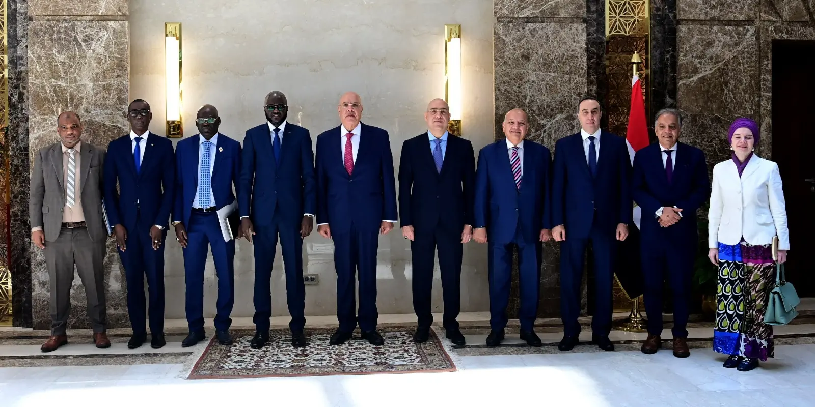 في إطار الاحتفال بيوم أفريقيا.. المستشار هشام بدوي يلتقي رئيس البرلمان السنغالي وسفراء الدول الأفريقية في مصر - 1000629201