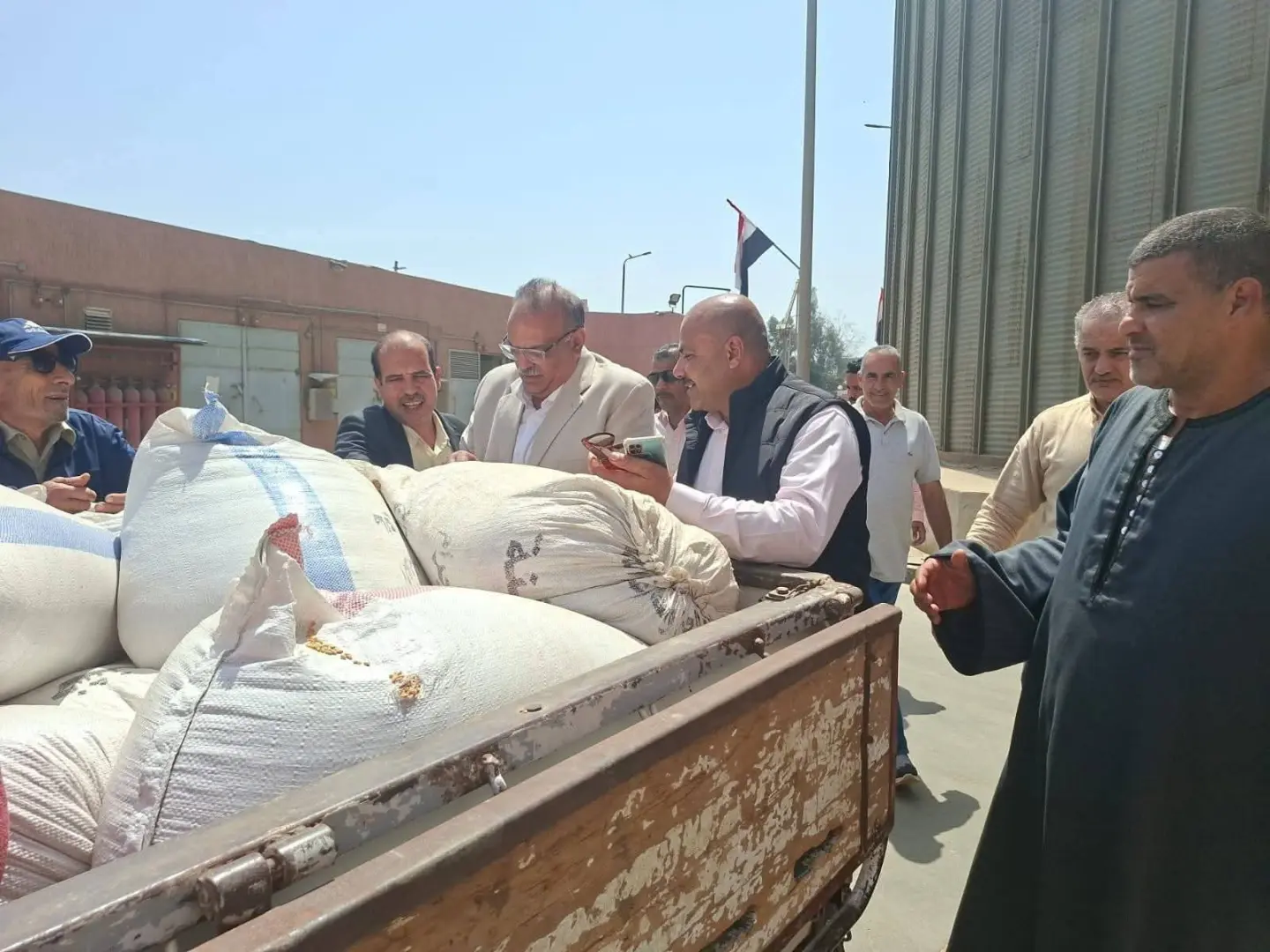 محافظ المنوفية: توريد أكثر من 120 ألف طن قمح منذ بدء الموسم - 1000630784