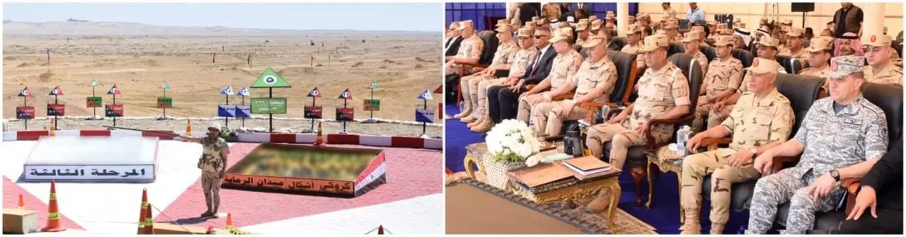 وزير الدفاع يشهد المشروع التكتيكى بجنود بدر 2026 بالذخيرة الحية
