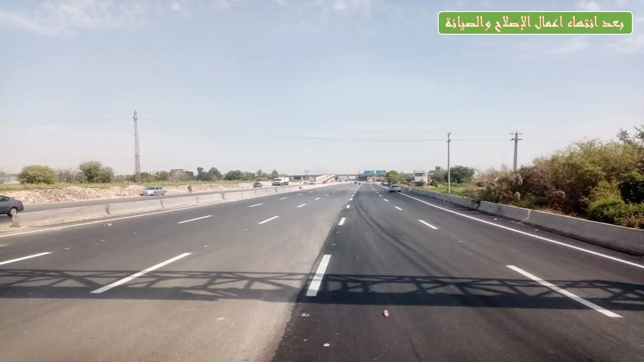 إعادة فتح حركة المرور بكوبري بنها على النيل بعد انتهاء أعمال الصيانة الشاملة - 1000632857