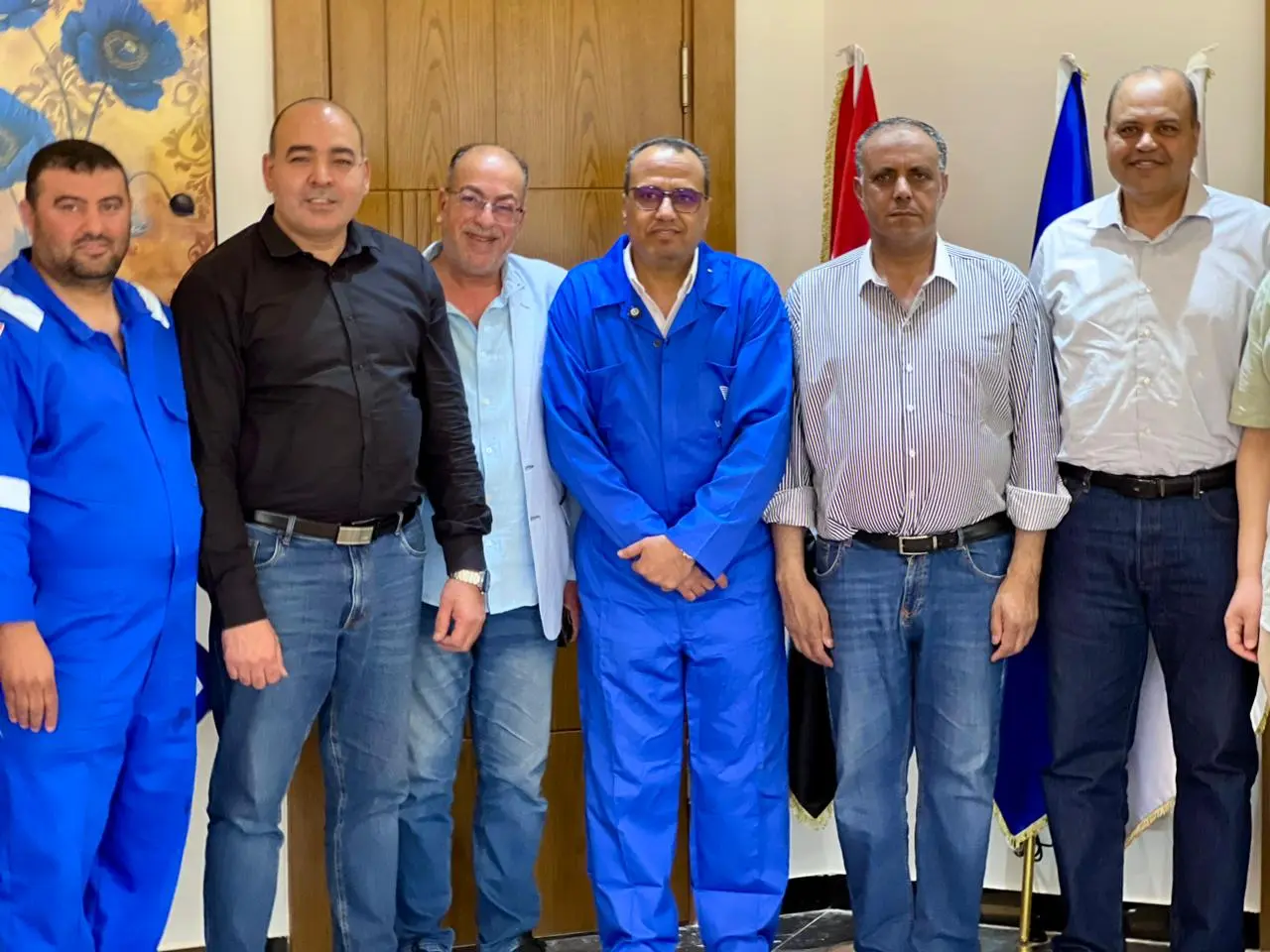 بالصور| لأول مرة في تاريخ قطاع البترول.. قيادات الهيئة العامة داخل مصنع «دلتا غاز» بالبحيرة - 1000635560