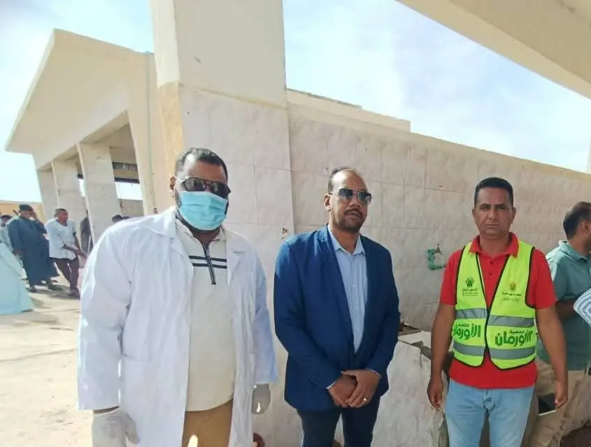 الطب البيطري بأسوان يتابع أعمال ذبح الأضاحي بالمجان داخل المجازر خلال عيد الأضحى - 1000640830