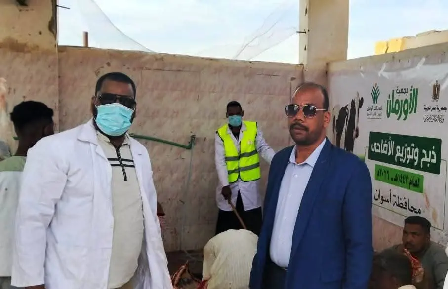 الطب البيطري بأسوان يتابع أعمال ذبح الأضاحي بالمجان داخل المجازر خلال عيد الأضحى