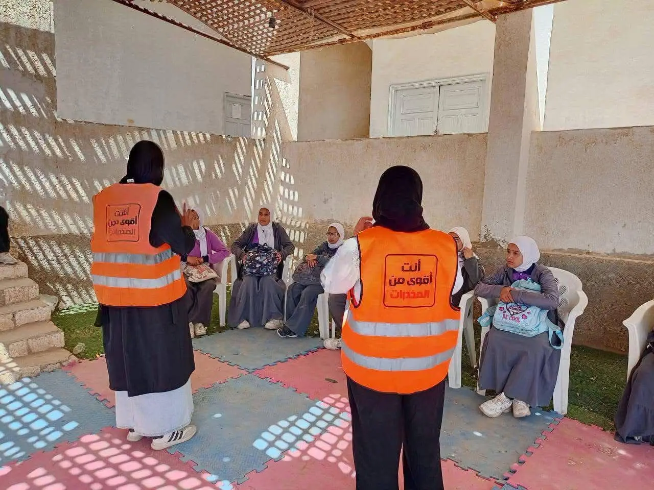 صندوق مكافحة الإدمان يواصل أنشطته التوعوية بمراكز الشباب في بئر العبد والعريش خلال عيد الأضحى - 1000645092