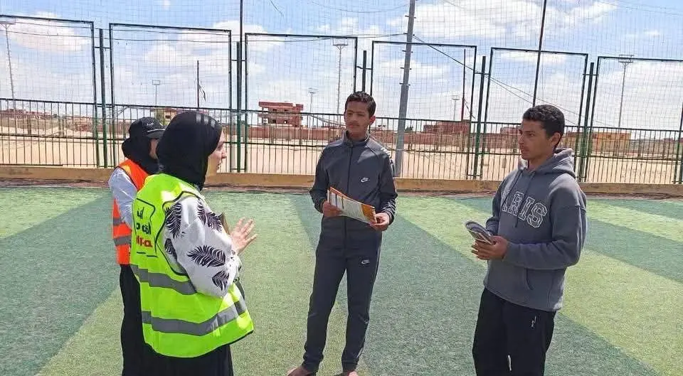 صندوق مكافحة الإدمان يواصل أنشطته التوعوية بمراكز الشباب في بئر العبد والعريش خلال عيد الأضحى - 1000645093