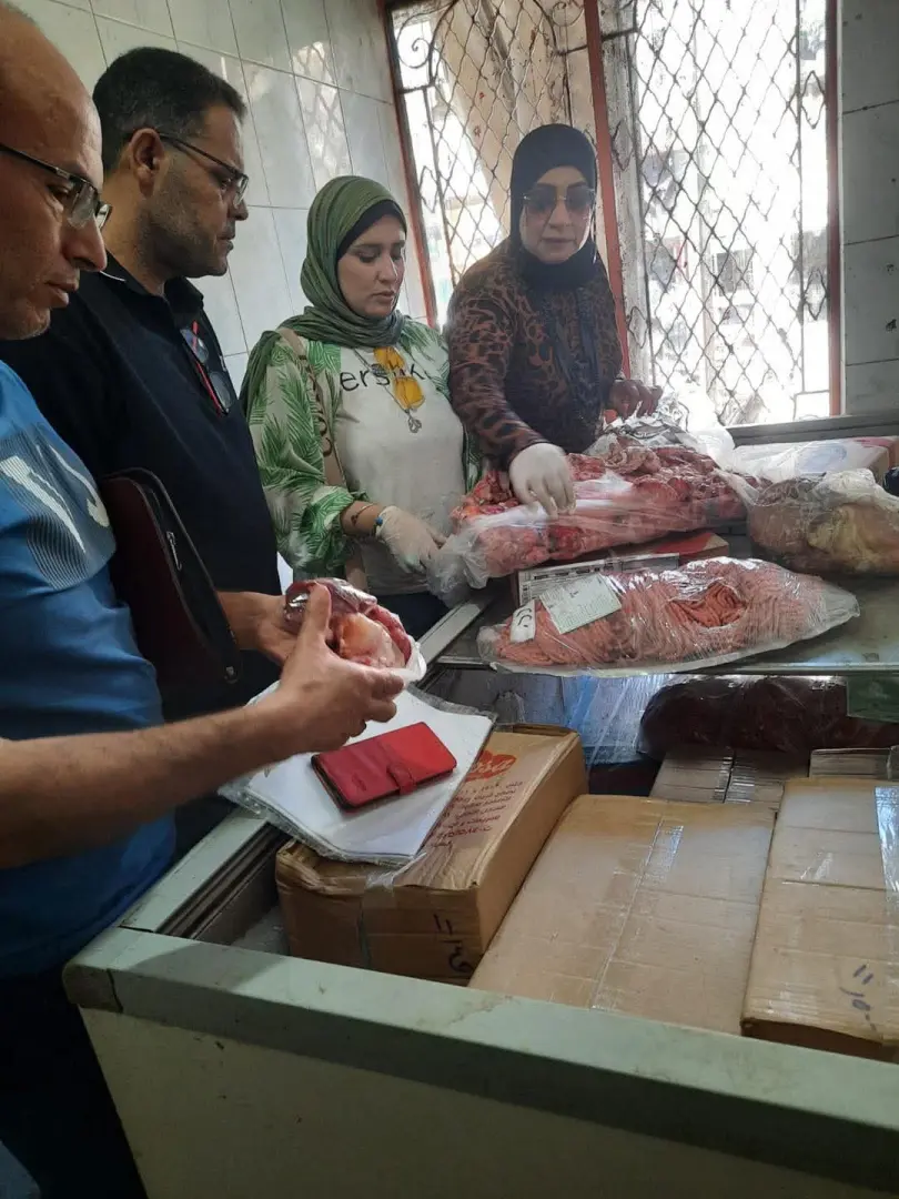 ضبط 72 كيلو كبدة وأحشاء ماشية غير صالحة للاستهلاك الآدمي بالسويس