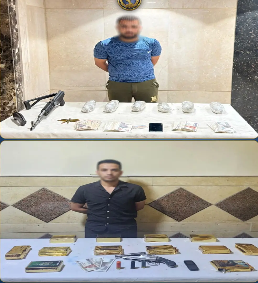 مصرع عنصرين جنائيين وضبط مخدرات وأسلحة بقيمة 146 مليون جنيه - 1000648452