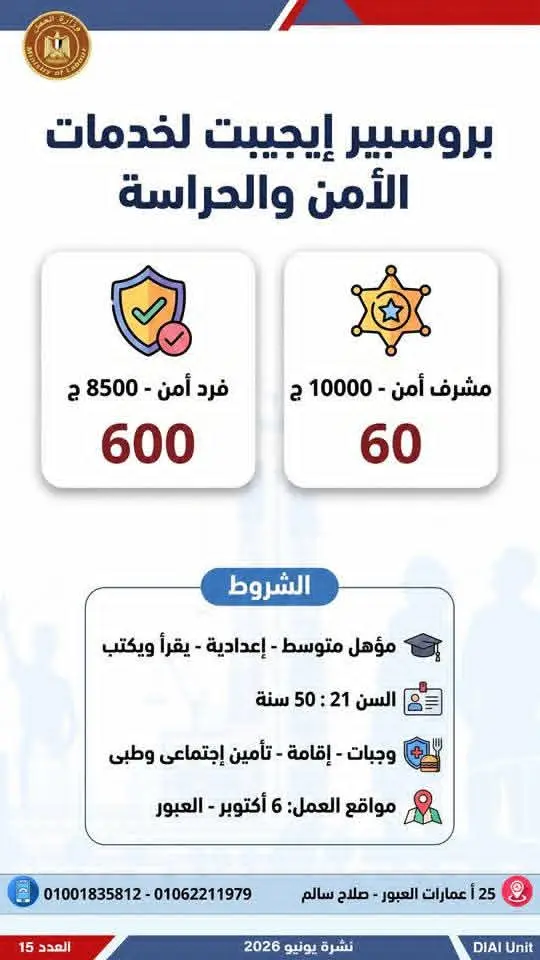 4504 فرصة عمل في 77 شركة بـ14 محافظة.. إليك التفاصيل - 1000650675