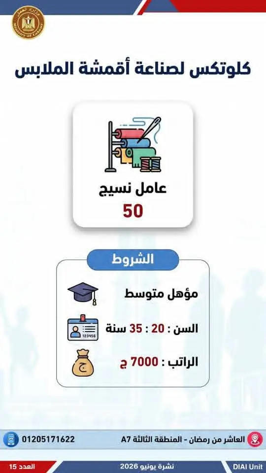 4504 فرصة عمل في 77 شركة بـ14 محافظة.. إليك التفاصيل - 1000650693