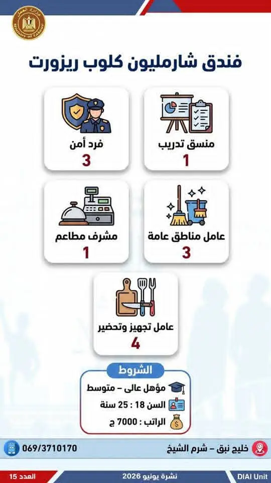 4504 فرصة عمل في 77 شركة بـ14 محافظة.. إليك التفاصيل - 1000650720