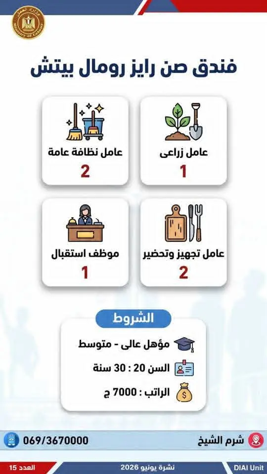 4504 فرصة عمل في 77 شركة بـ14 محافظة.. إليك التفاصيل - 1000650743