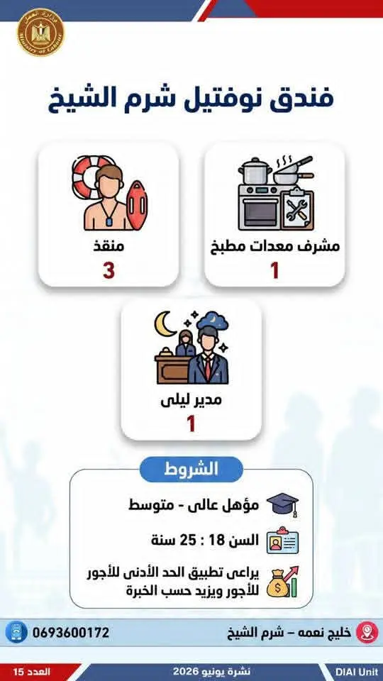 4504 فرصة عمل في 77 شركة بـ14 محافظة.. إليك التفاصيل - 1000650754