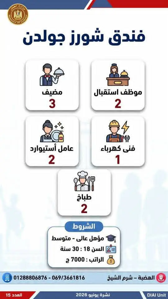 4504 فرصة عمل في 77 شركة بـ14 محافظة.. إليك التفاصيل - 1000650760