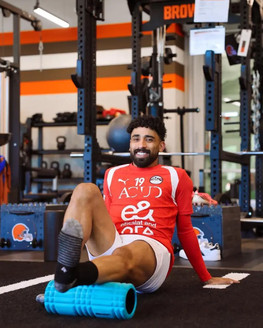 منتخب مصر يخوض تدريبات بدنية في الجيم استعدادًا لمواجهة البرازيل الودية - 1000650859