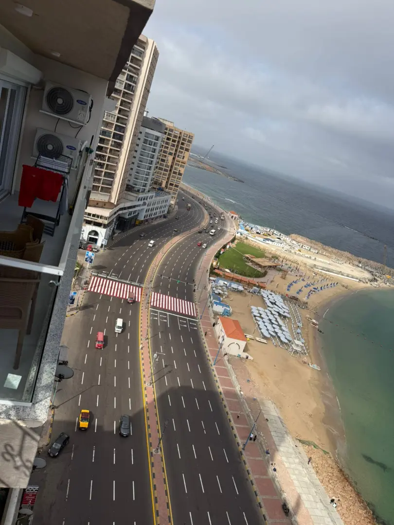 الإسكندرية تستعد لفصل الصيف.. الانتهاء من أعمال التخطيط الأرضي بطريق الكورنيش وإشارات عبور المشاة - 1000655154