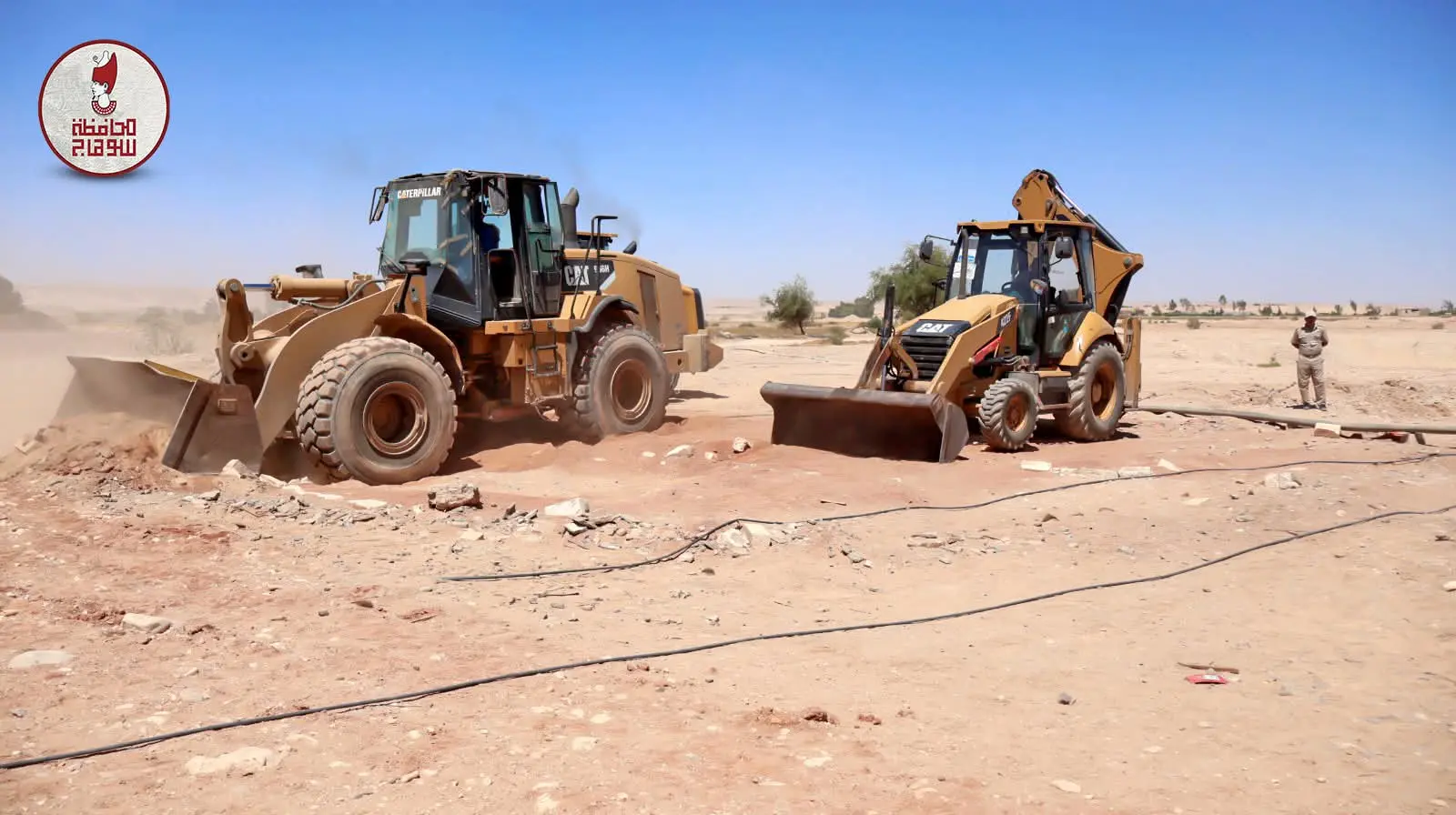 استرداد 60 فدانًا من أراضي الدولة في حملة إزالة بسوهاج