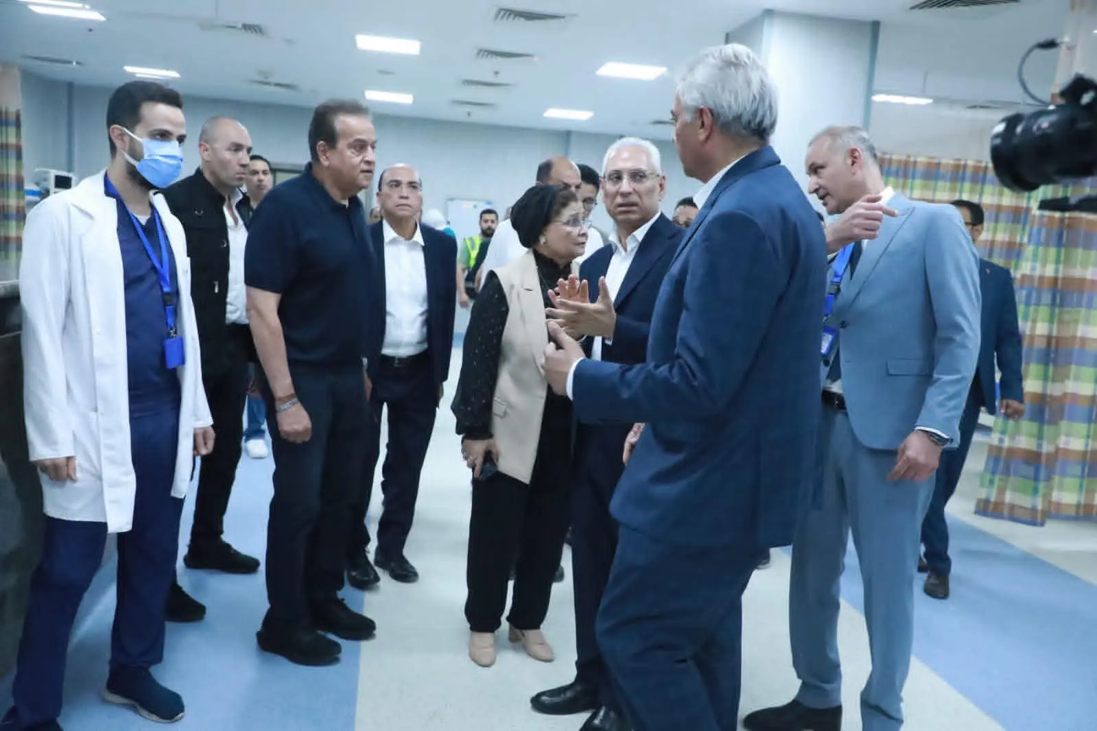 وزير الصحة يتفقد مستشفيي الكبد والجهاز الهضمي والثلاثي الجامعيين بمحافظة المنيا