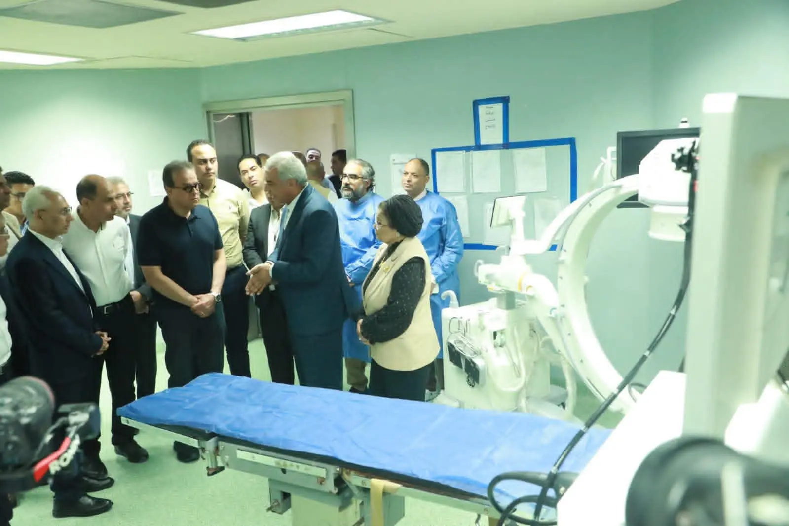 وزير الصحة يتفقد مستشفيي الكبد والجهاز الهضمي والثلاثي الجامعيين بمحافظة المنيا