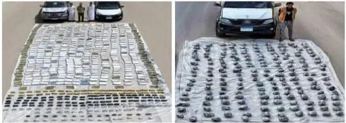 مصرع 4 عناصر جنائية وضبط 1.2 طن مخدرات بـ 150 مليون جنيه