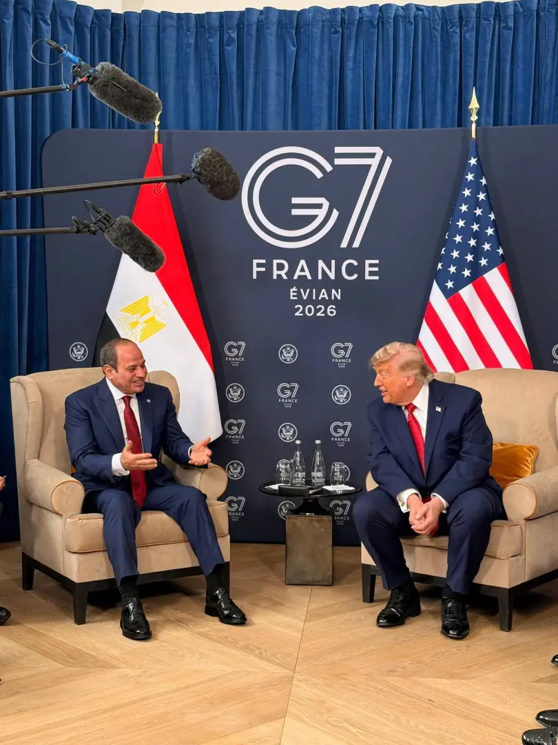 وزارة الدولة للإعلام: مكاسب سياسية واقتصادية لمصر من مشاركة الرئيس السيسي في قمة إيفيان - 1000685424 2