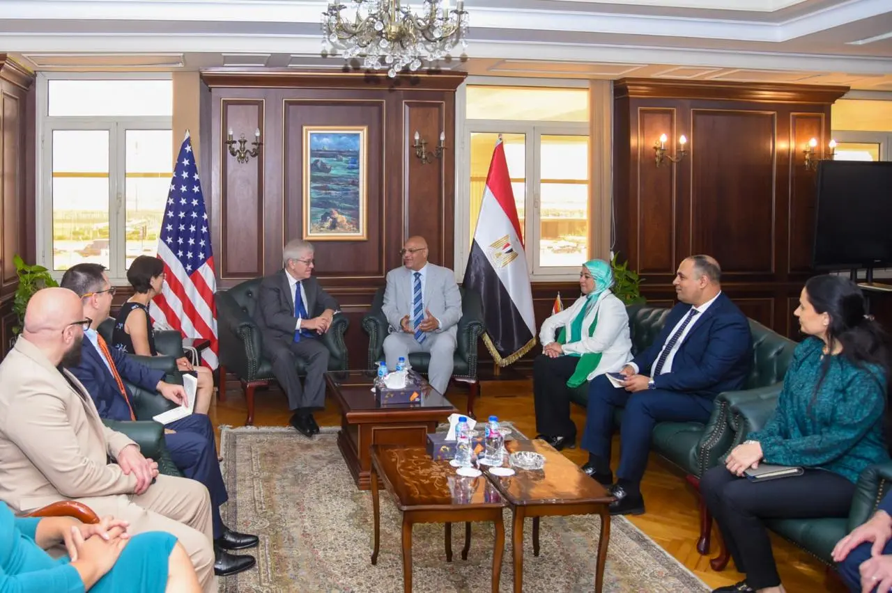 محافظ الإسكندرية يستقبل القائم بأعمال السفارة الأمريكية لدى مصر  لبحث سبل تعزيز التعاون المشترك