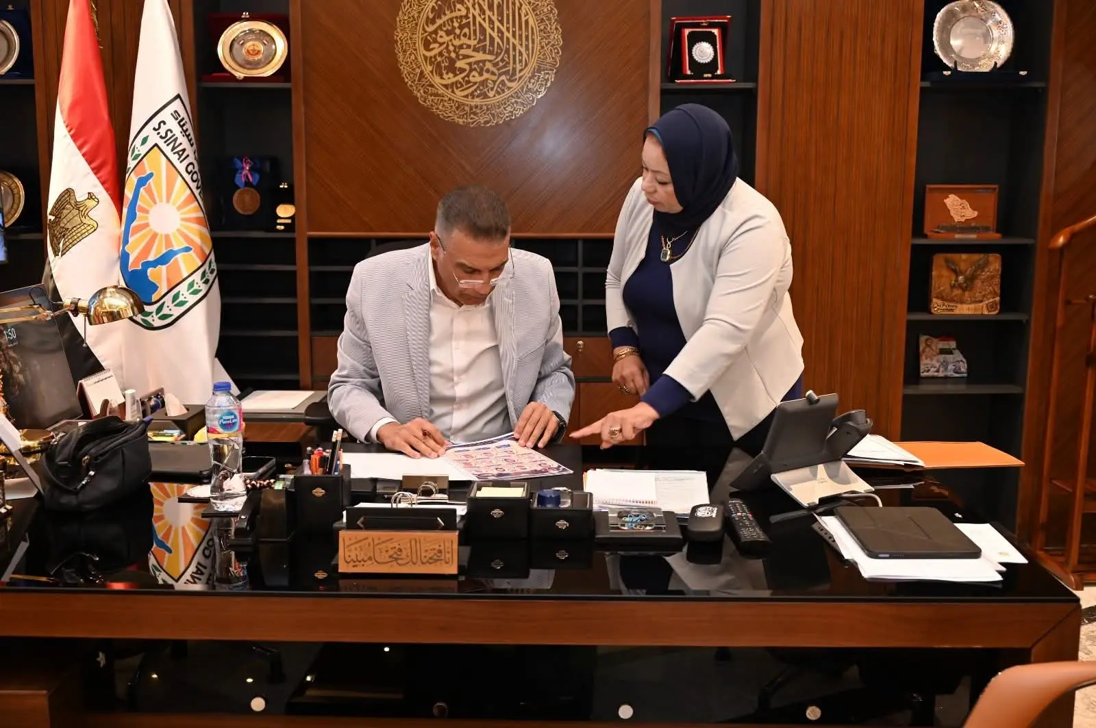 محافظ جنوب سيناء يعتمد نتيجة الشهادة الإعدادية بنسبة نجاح 81.76%