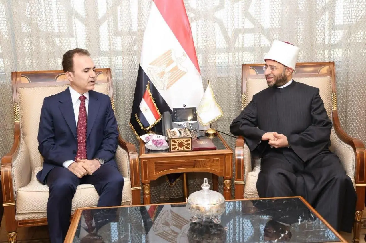 وزير الأوقاف يبحث مع نظيره في إقليم كردستان العراق تعزيز التعاون الديني والعلمي