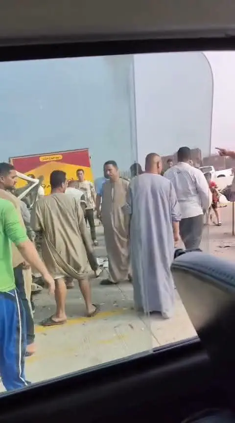 كانوا راجعين من المصيف.. إصابة 19 شخصاً بينهم أطفال في حادث تصادم مروع على الطريق الإقليمي بالمنوفية