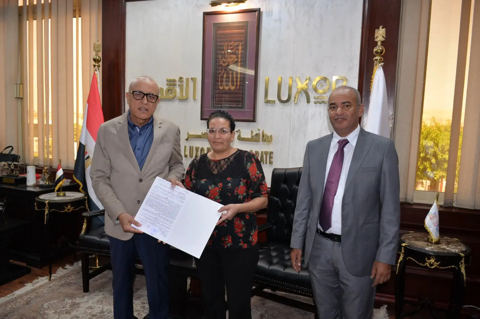 محافظ الأقصر يسلم 40 وحدة جديدة بمشروع إسكان الطود