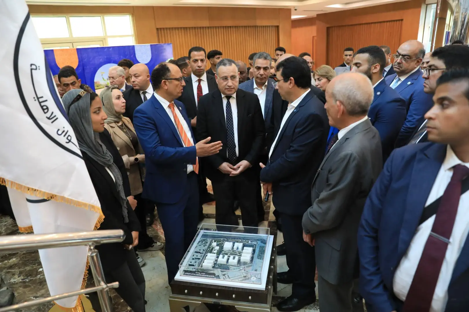 قنصوة يشهد إطلاق الموقع الإلكتروني الجديد لجامعة حلوان الأهلية