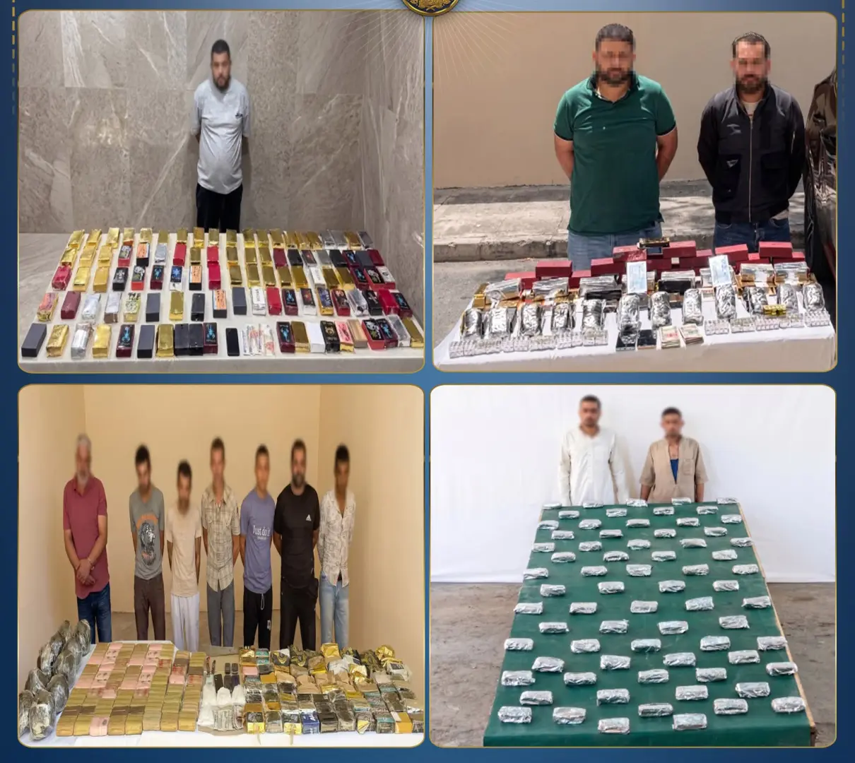 ضبط مخدرات وأسلحة بـ114 مليون جنيه.. ومصرع عنصر شديد الخطورة في أسيوط