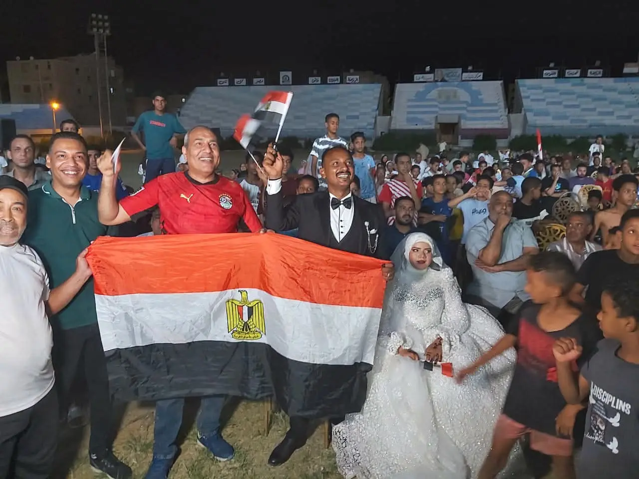 يا فرحة ما تمت.. خسارة الفراعنة أمام الأرجنتين تُفسد فرحة عروسين في قنا