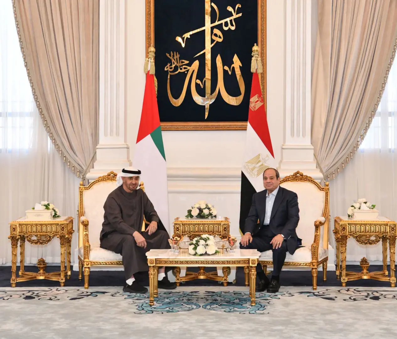 السيسي يستقبل بن زايد.. مباحثات موسعة حول العلاقات الثنائية والأوضاع الإقليمية