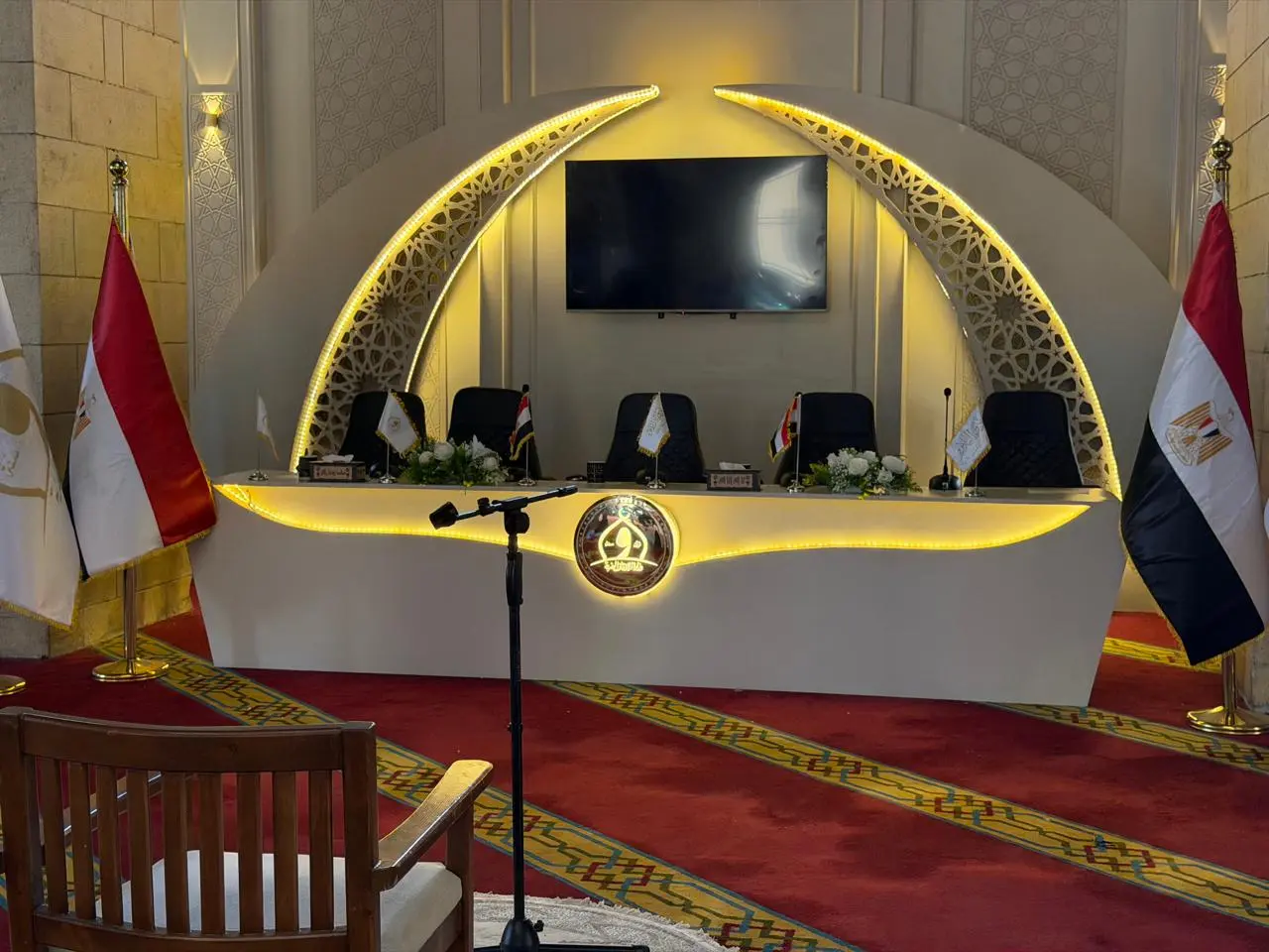 رئيس الإدارة المركزية لشئون المساجد والقرآن الكريم يتفقد استعدادات تصفيات «دولة التلاوة» بالإسكندرية