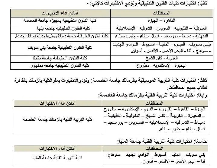 اعرف الكليات المطلوبة.. التعليم العالي يحدد موعد اختبارات القدرات لطلاب الثانوية