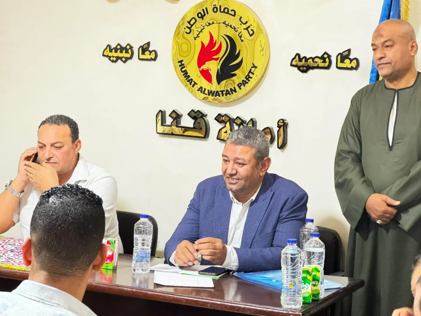 أمانة بندر قنا بحزب حماة الوطن تعقد أول اجتماع تنظيمي عقب تشكيلها الجديد