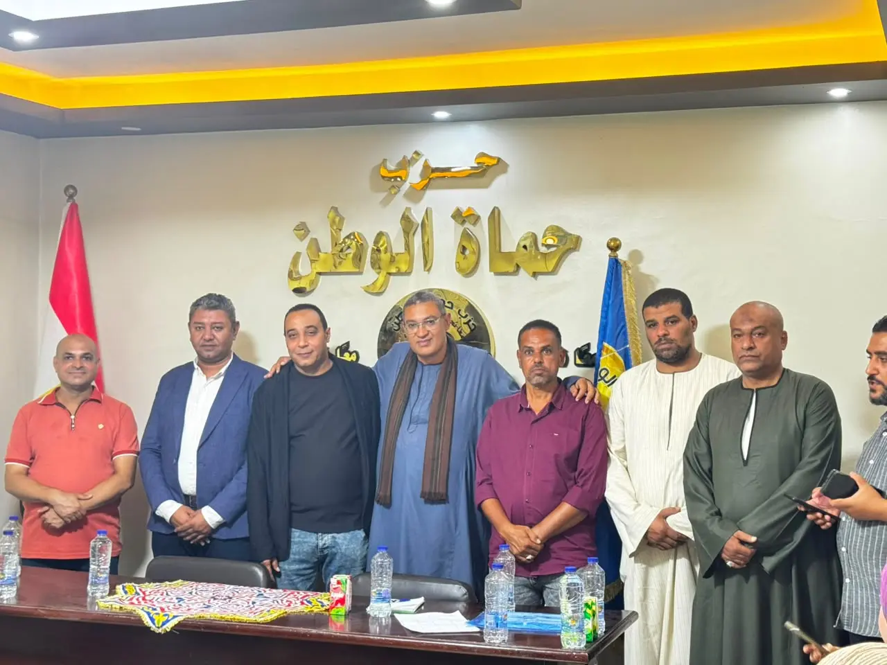 أمانة بندر قنا بحزب حماة الوطن تعقد أول اجتماع تنظيمي عقب تشكيلها الجديد