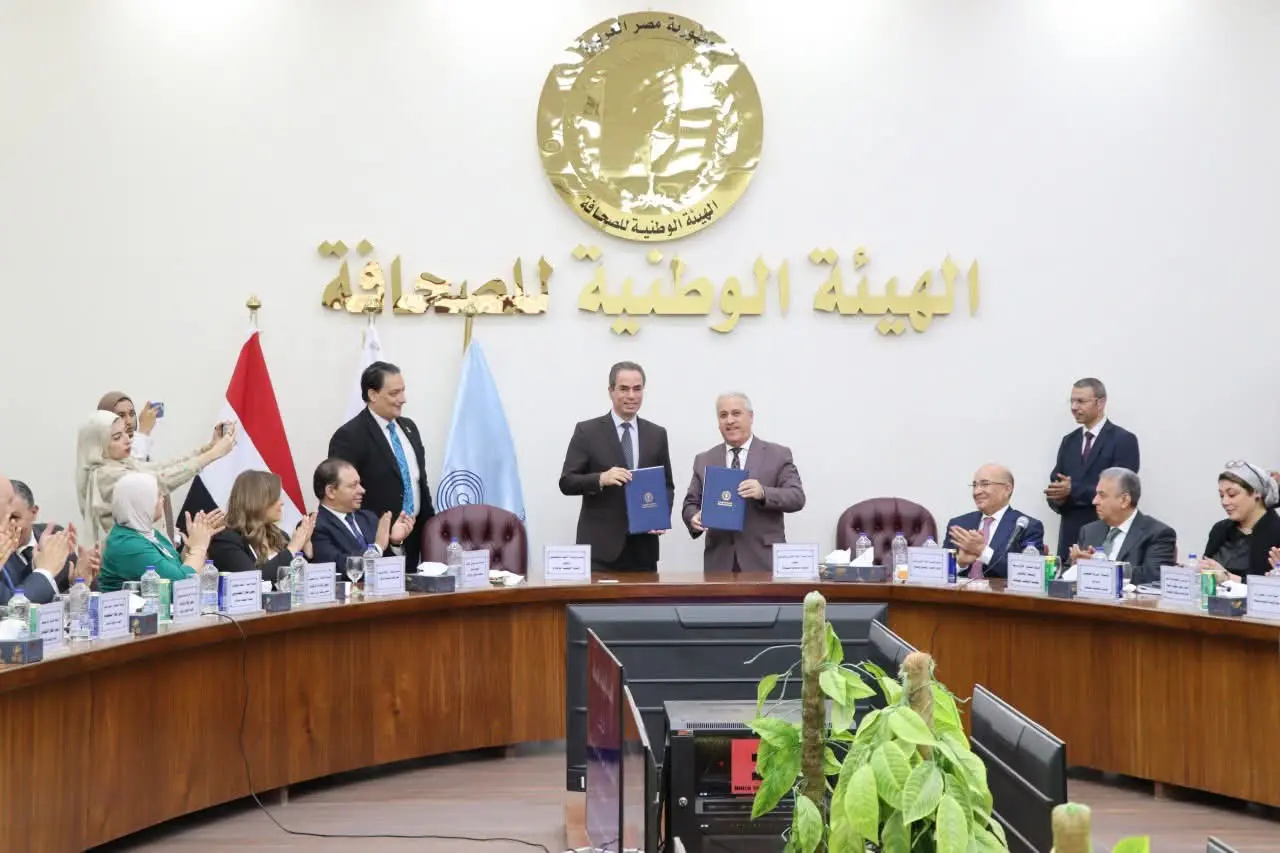 الشوربجي والمسلماني يوقعان بروتوكول تعاون بين هيئتي الصحافة والإعلام